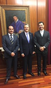 Reunión con Ministro de Honduras